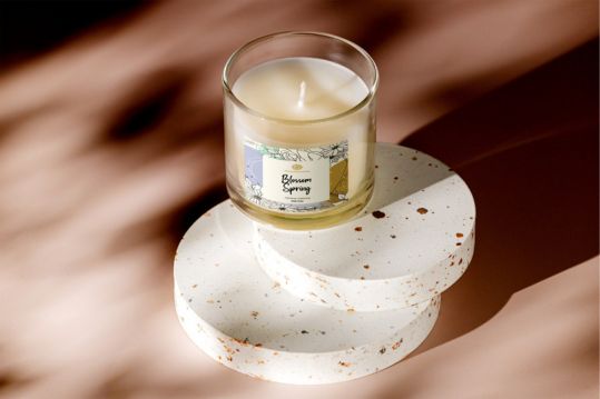 Aromatherapy candle twilight jar Golden